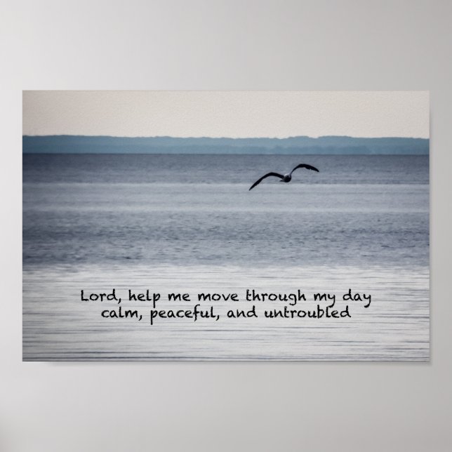 A Prayer For Serenity (Waterscape II) --  Poster (Front)