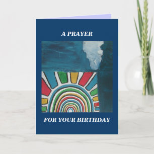 A PRAYER FOR YOUR BIRTHDAY CARD