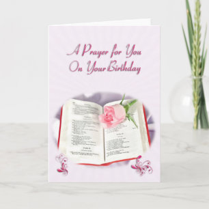 A prayer for your Birthday Card