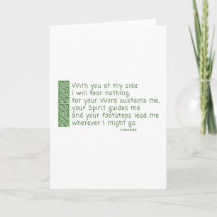 A prayer of thanksgiving holiday card