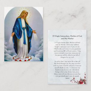 A Prayer to the Immaculate Conception Prayer Card