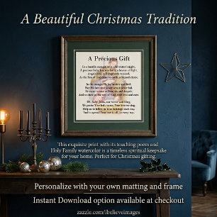 A precious gift Christmas Poster