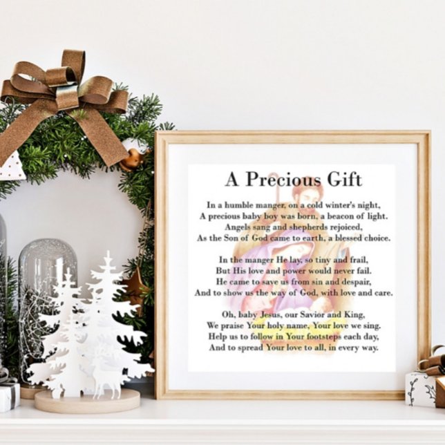 A precious gift Christmas Poster (Creator Uploaded)