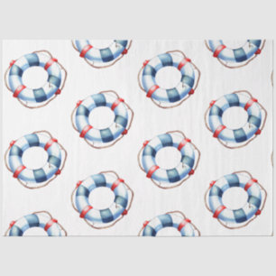 A Pretty Blue Nautical Series Design 5 Tissue Paper