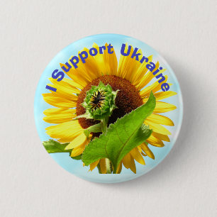 A pretty button showing support for Ukraine