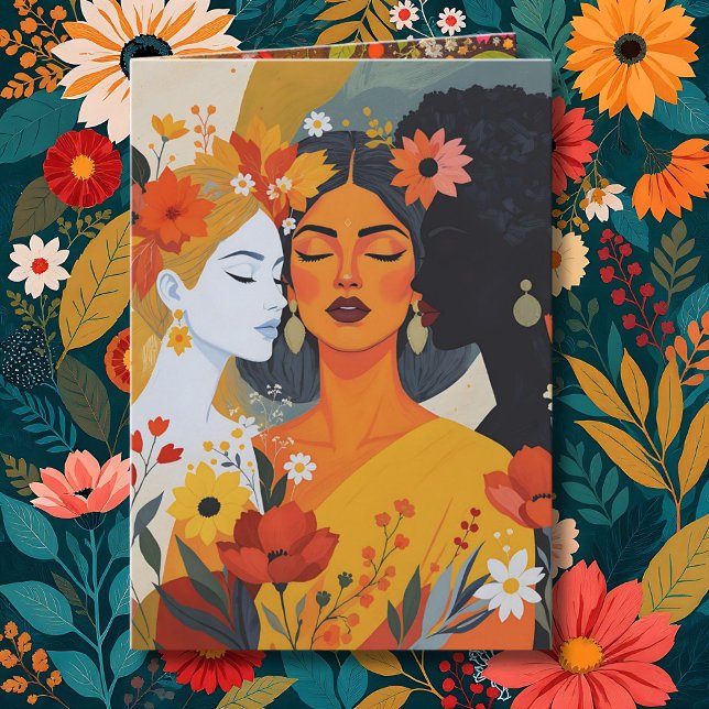 A Pretty Inspirational International Women's Day  Card (Creator Uploaded)