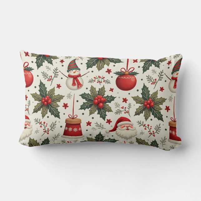 A pretty pillow that expresses Christmas (Back)