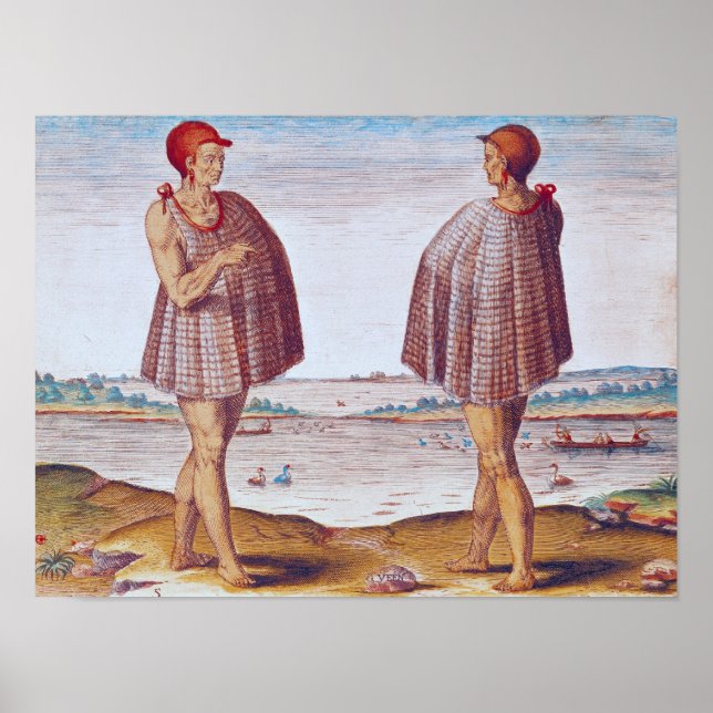 A Priest from Secoton in Virginia Poster (Front)