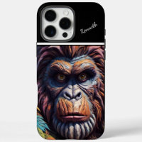 A Primate's Big Foot Gaze