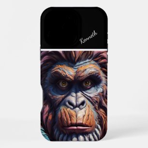 A Primate's Big Foot Gaze iPhone 16 Pro Max Case