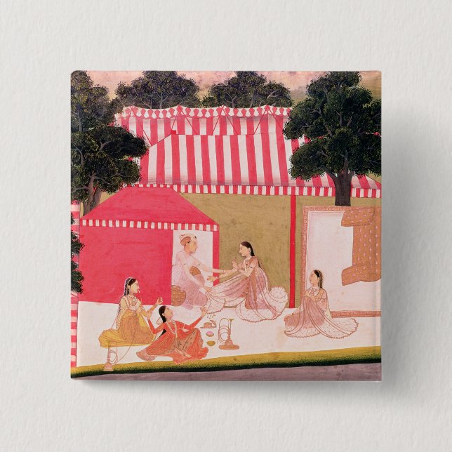 A Prince and his Harem 15 Cm Square Badge (Front)