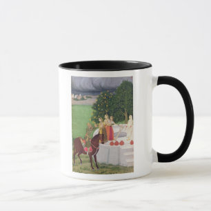 A Prince begging water from women at a well Mug
