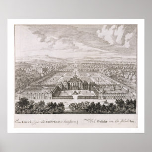 A princely palace, from 'Admirandorum Quadruplex S Poster