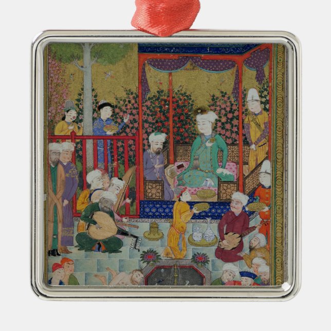 A Princely Reception Metal Ornament (Front)