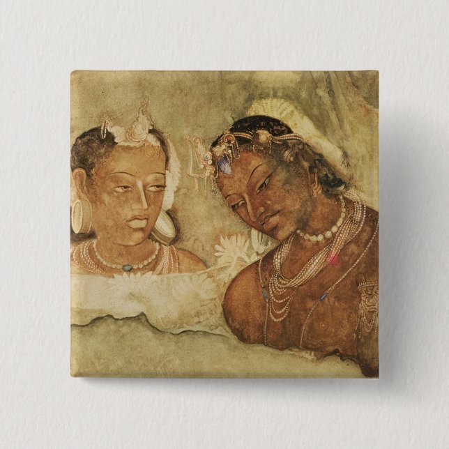 A Princess and her Servant 15 Cm Square Badge (Front)