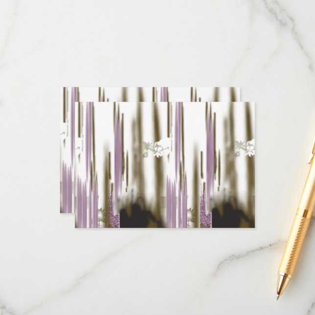 A pristine lake nestled among snow-capped mountain enclosure card (Front/Back In Situ)