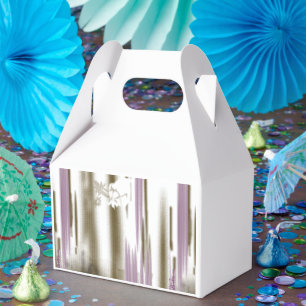 A pristine lake nestled among snow-capped mountain favour box