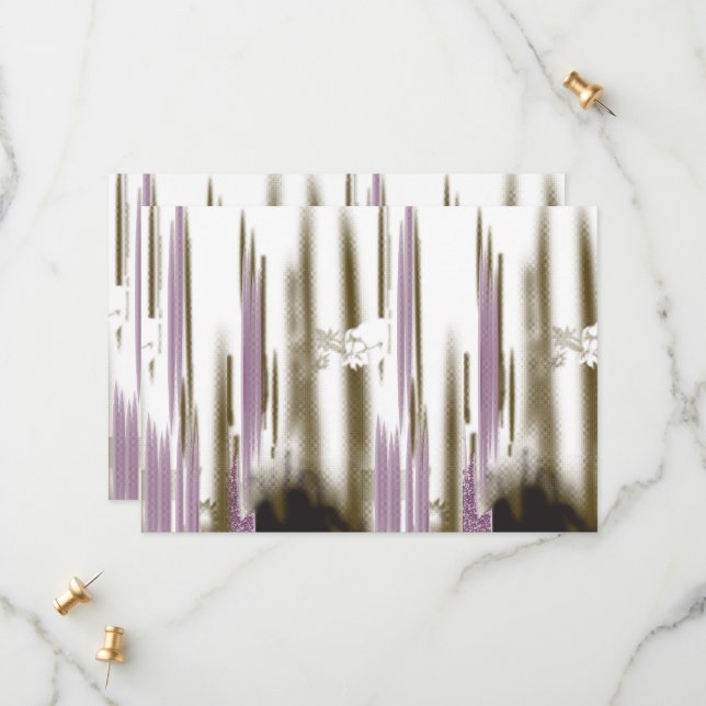 A pristine lake nestled among snow-capped mountain save the date (Front/Back In Situ)