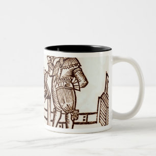 A Privy Chamber with Pipe and Tankard Two-Tone Coffee Mug
