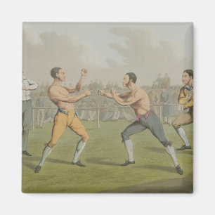 A Prize Fight, aquatinted by I. Clark, pub. by Tho Magnet