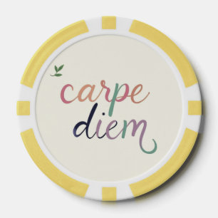 A product with a design of "Merry Christmas" Poker Chips