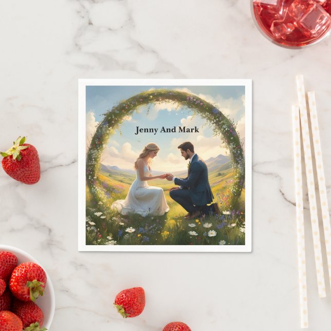 A Promise for Forever: The Engagement Napkin (Insitu)