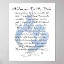 A Promise to my Child - Boy