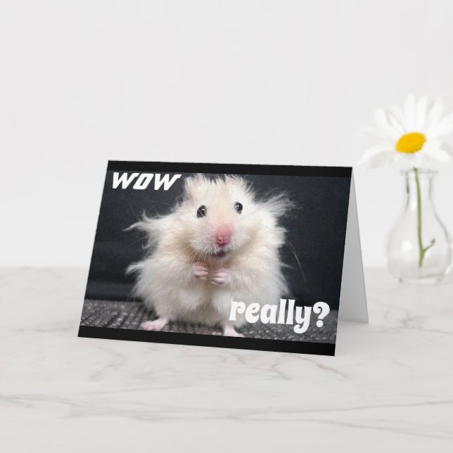 ***A PROMOTION*** EVEN MY HAIR STOOD ON END!!! CARD (Small Plant)