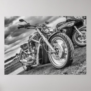 - A Proper Biker's Bike Poster