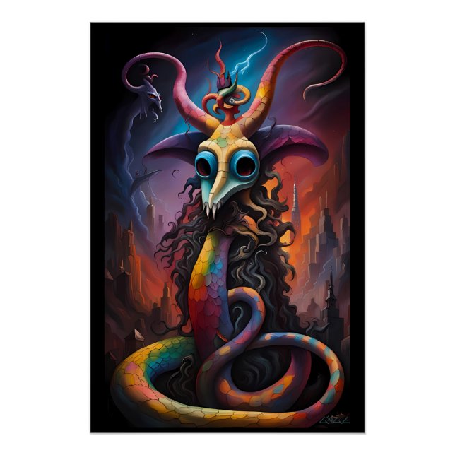 A Prophecy Sealed in the Beastly Masquerade Poster (Front)