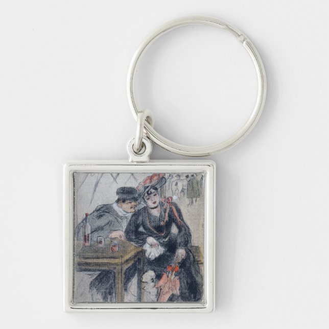 A Prostitute and her Client Key Ring (Front)