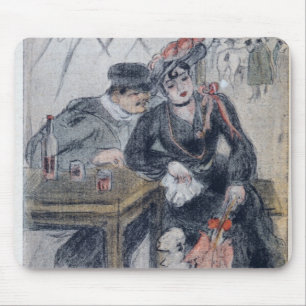 A Prostitute and her Client Mouse Pad