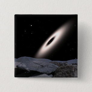 A protoplanetary disc 15 cm square badge