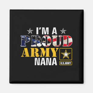 A Proud Army Nana Aamerican Flag Military Gift Magnet