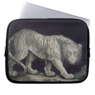 A Prowling Tiger (pencil on paper) Laptop Sleeve