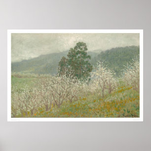 A Prune Orchard, Saratoga, California (1170) Poster