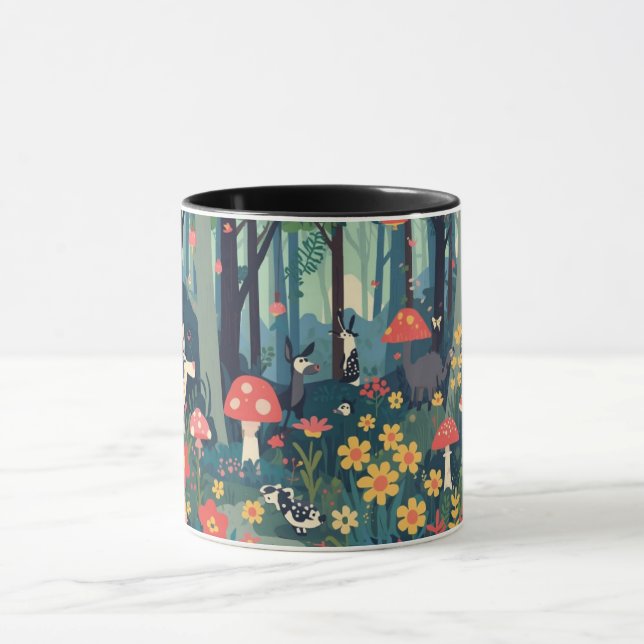 A psychedelic mug (Center)