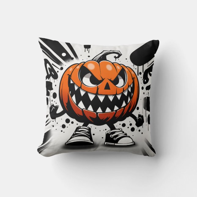 A Pumpkin Takes Life Cushion (Front)