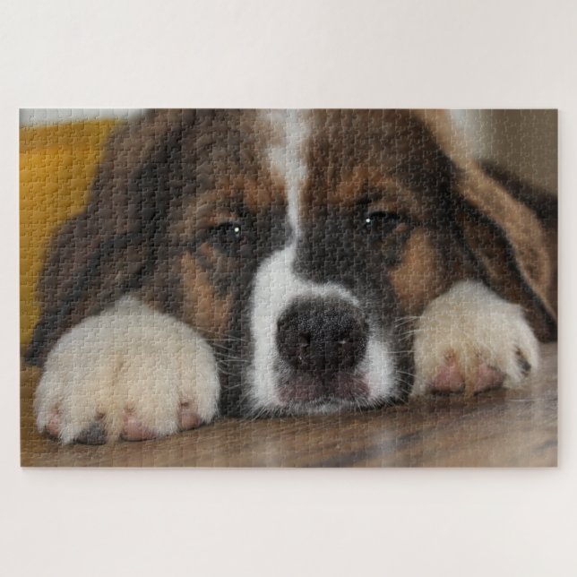 A Puppy Dog Jigsaw Puzzle (Horizontal)