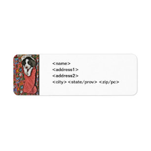 A Puppy For Christmas Avery Label Return Address Label