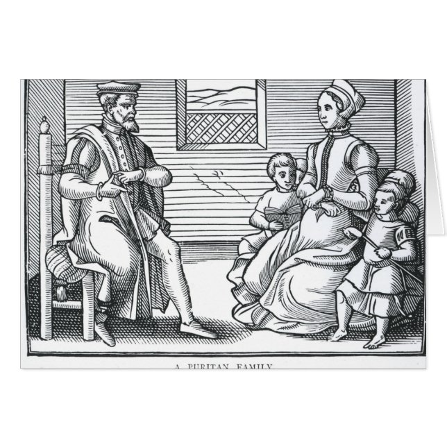 A Puritan Family (Front Horizontal)