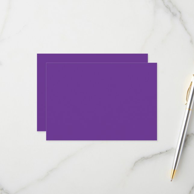 a purple background with a RSVP card (Front/Back In Situ)