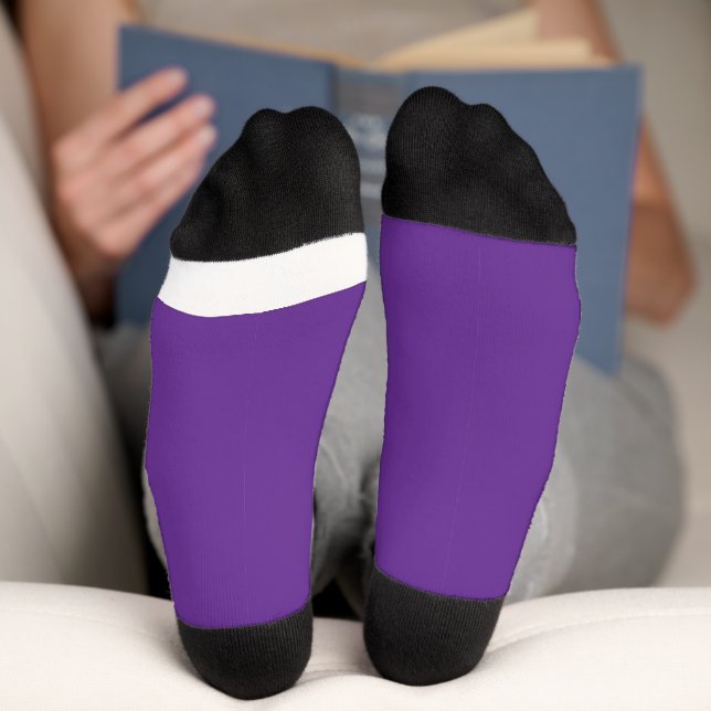 a purple background with a socks (Bottom)