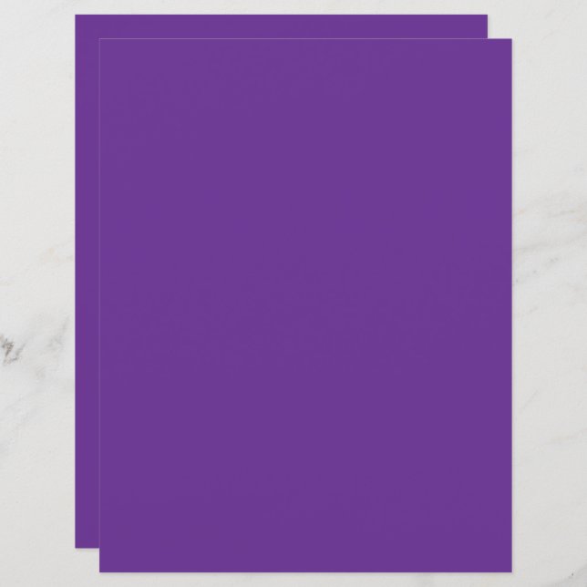 a purple background with a white border (Front/Back)
