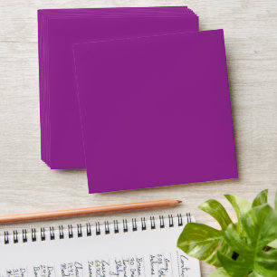 a purple background with a white border envelope