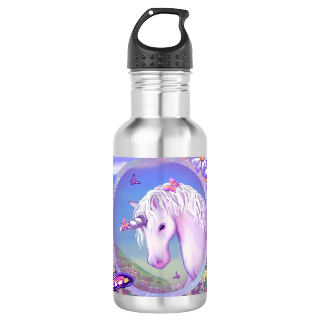 a purple paradise 710 ml water bottle (Front)