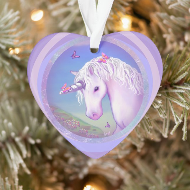 A purple paradise Acrylic Ornament (Tree)