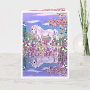 A Purple Paradise birthday card