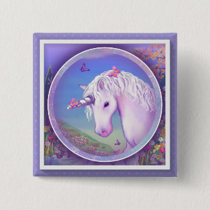 A Purple Paradise Button