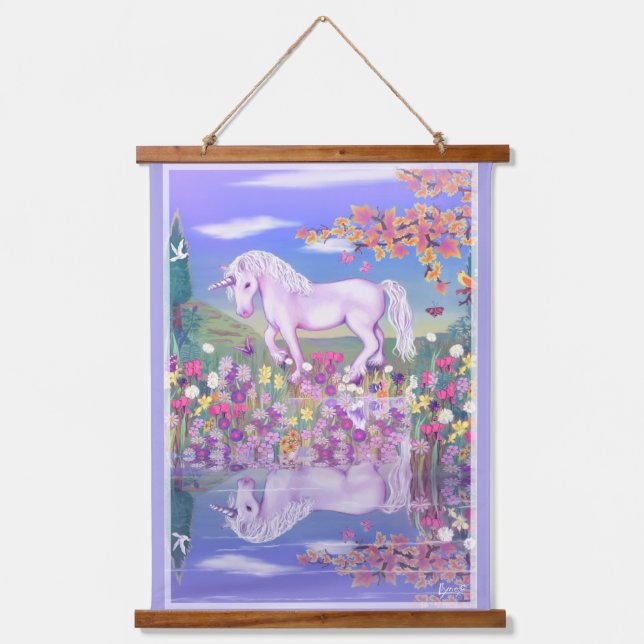 A Purple Paradise Hanging Tapestry (Front)